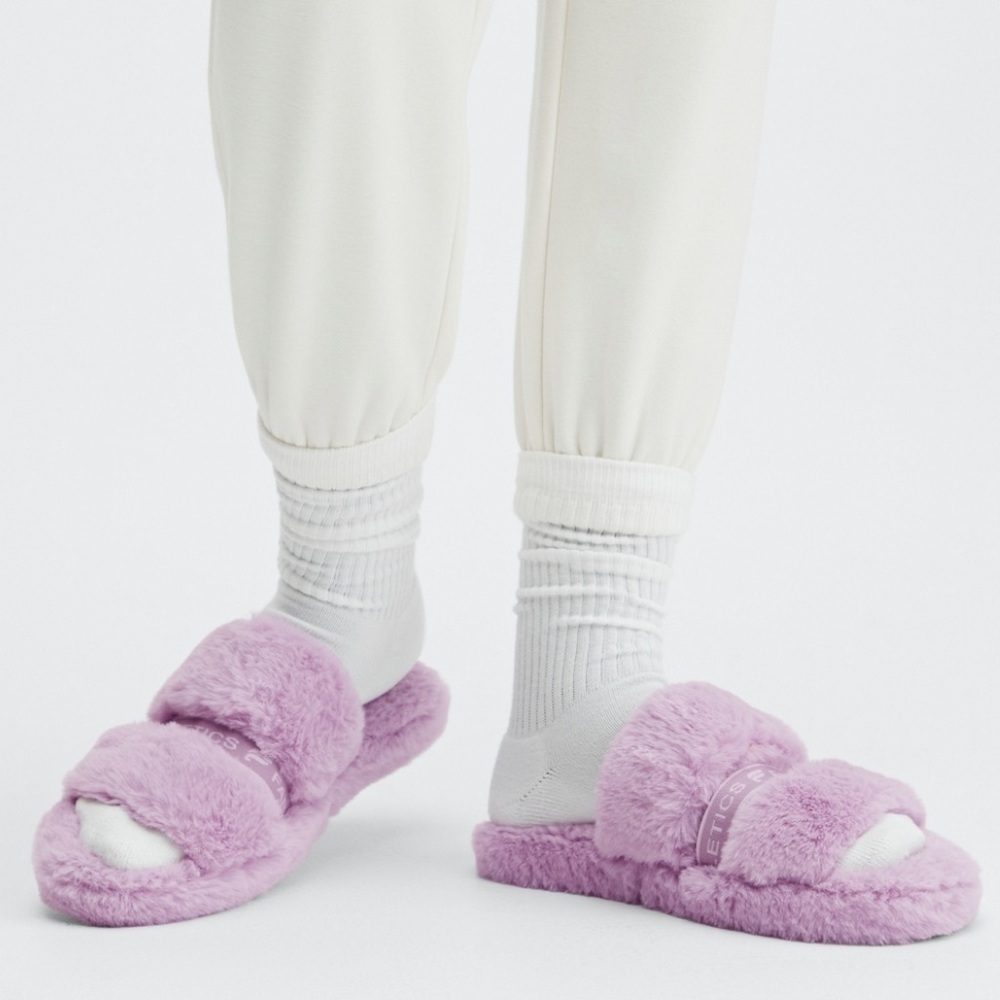 Fabletics Slip On, Snug Strap Slipper Lavender Women Size 10